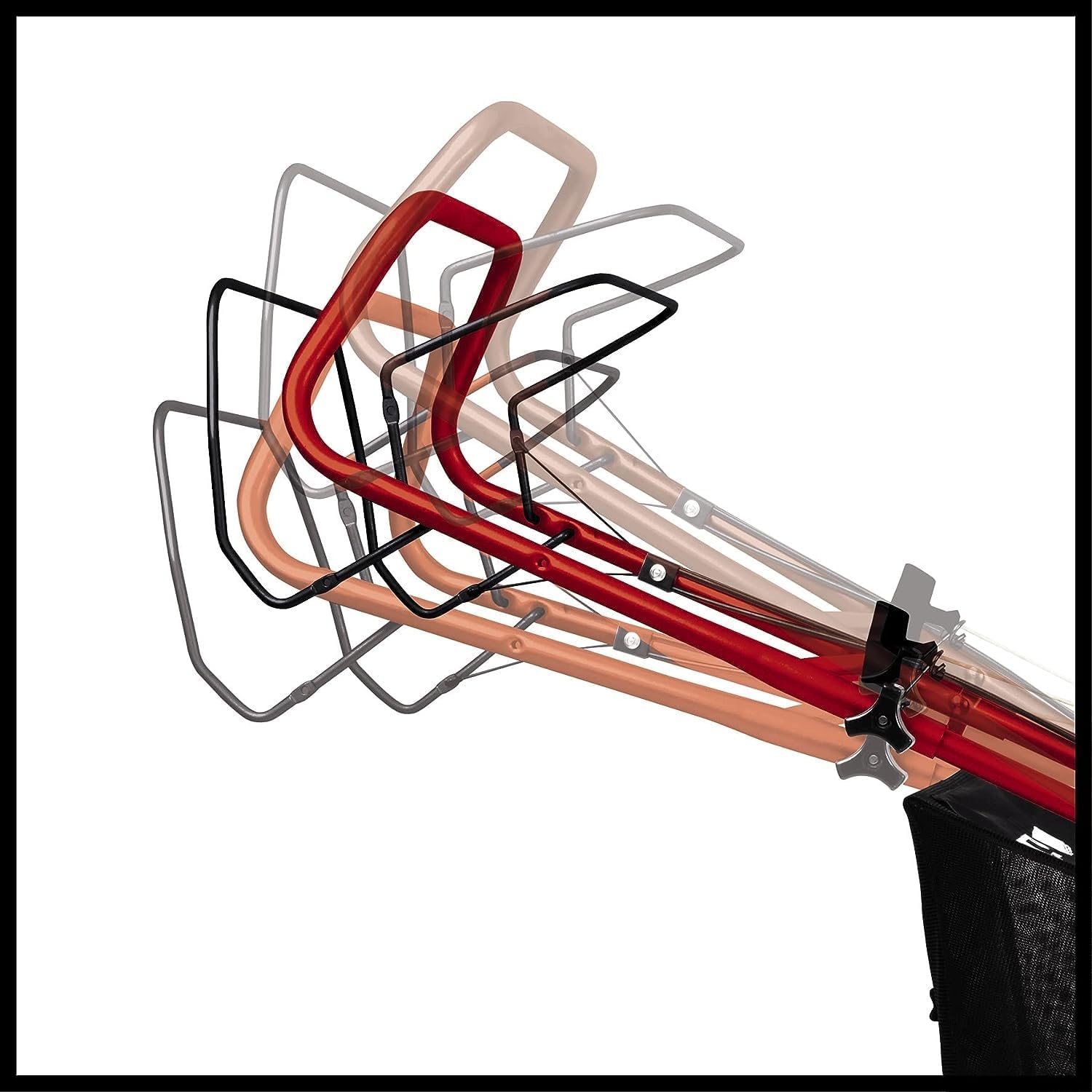 Einhell Benzin-Rasenmäher GC-PM 46/5 S (2 kW, bis 1.400 m², 1 Zylinder, 4-Takt-Motor, abschaltbarer Hinterradantrieb, 9-stufige zentrale Schnitthöhenverstellung 25-80 mm)