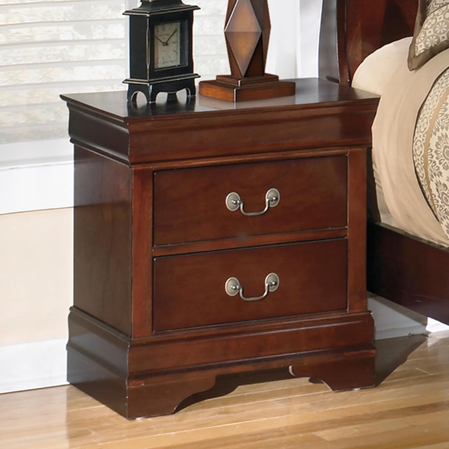 Signature Design by Ashley Alisdair Traditional 2 Drawer Nightstand, 23.75