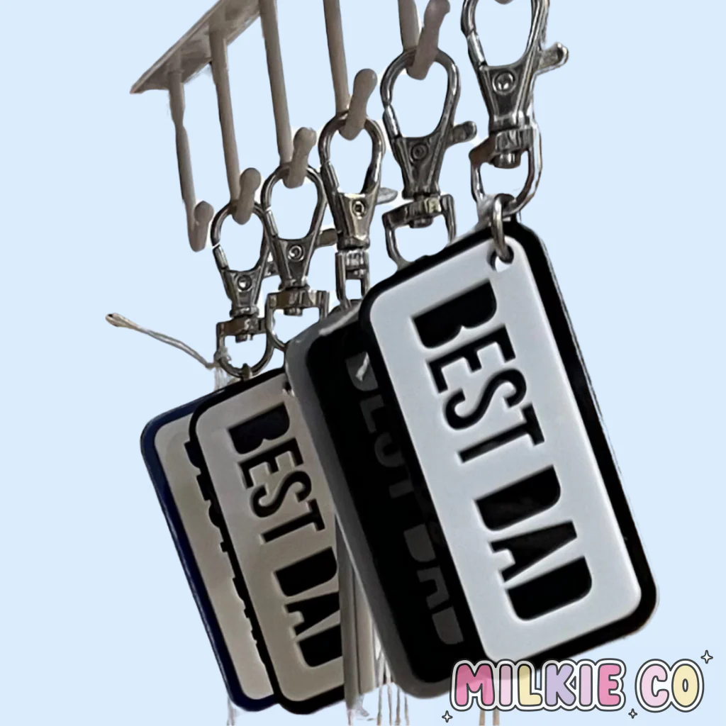 Best Dad Keychain