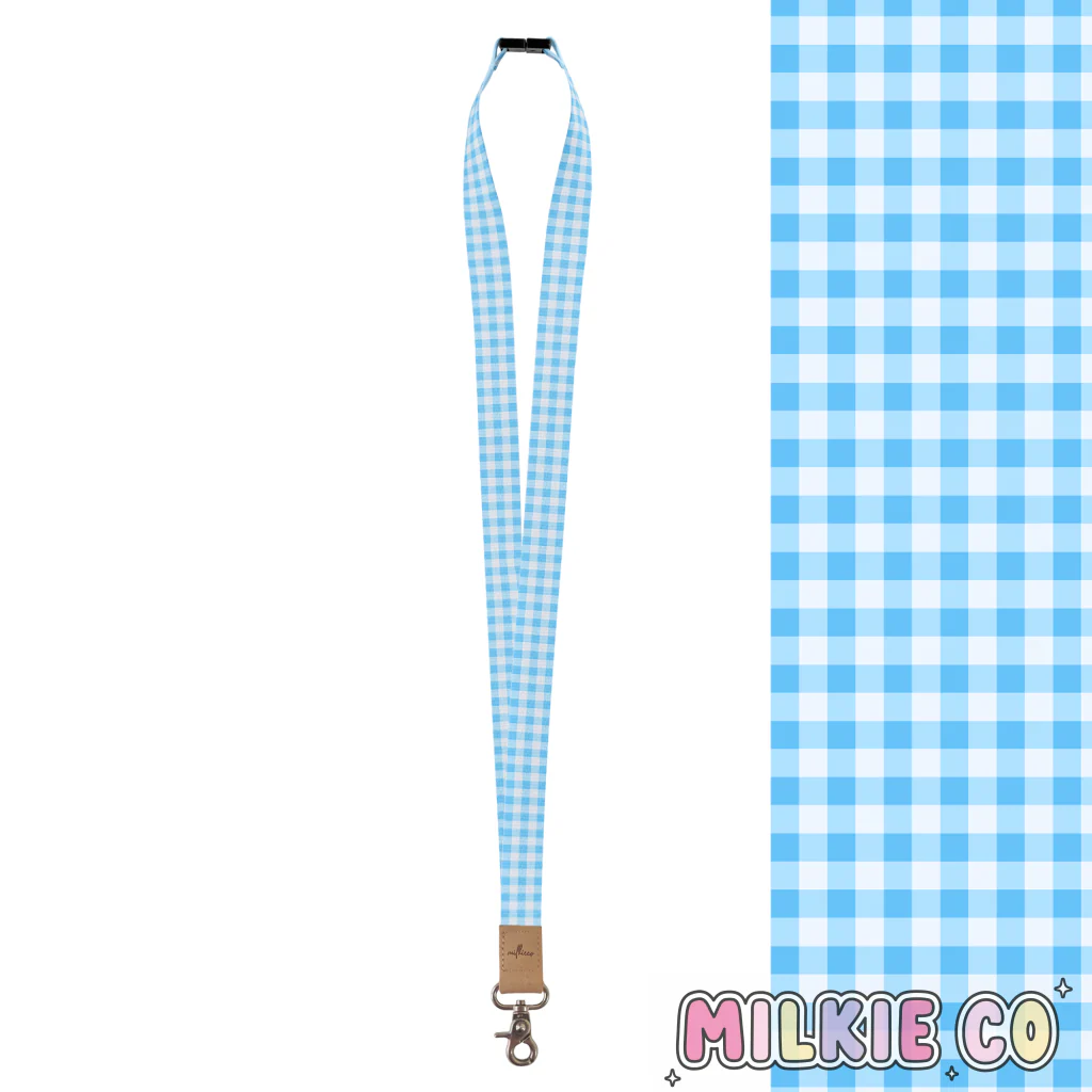Baby Blue Gingham Fabric