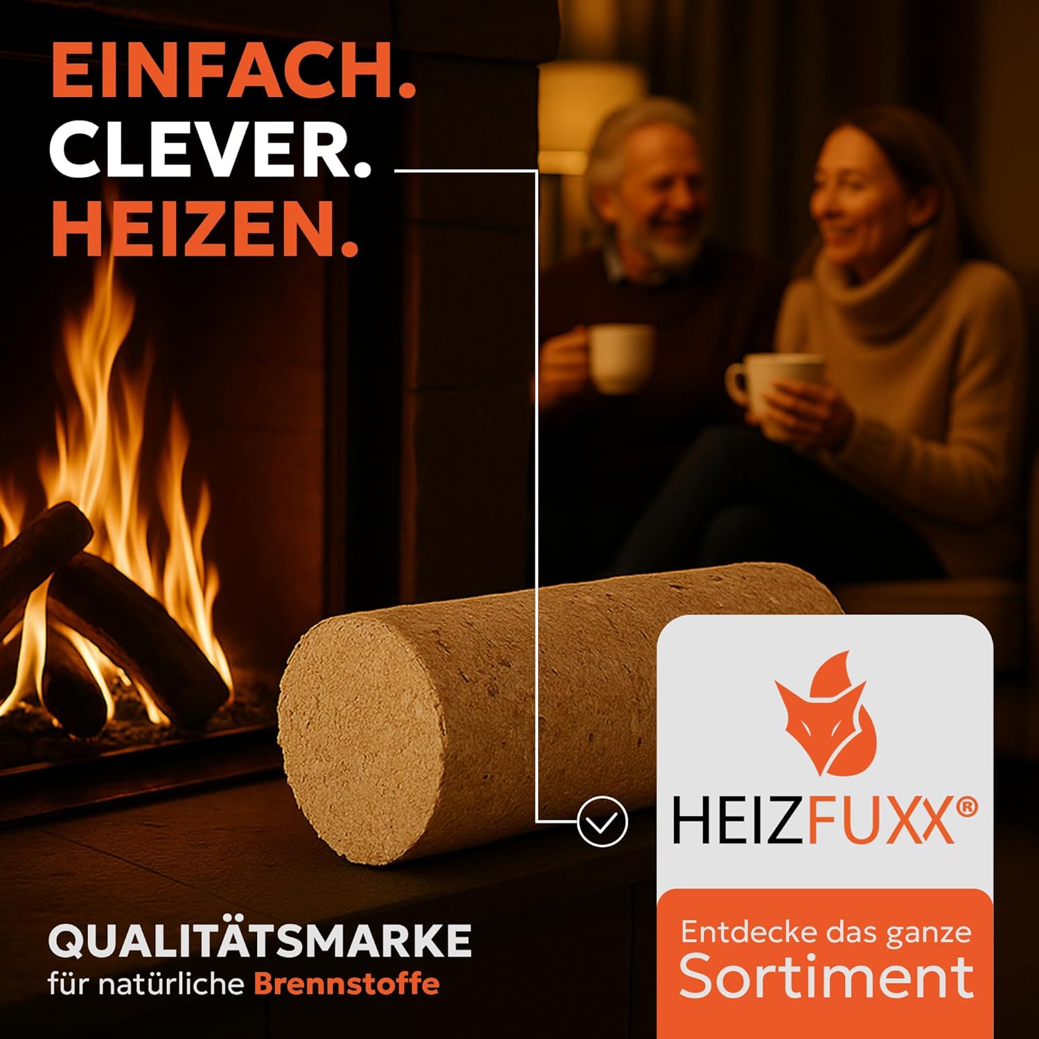 Holzbriketts Nestro XL Blue - Weichholzbriketts Palette 960 kg (96x10 kg) - Premium Briketts für Kamin, Heizkessel & Ofen - Hoher Heizwert, geringer Aschegehalt & maximale Energieausbeute