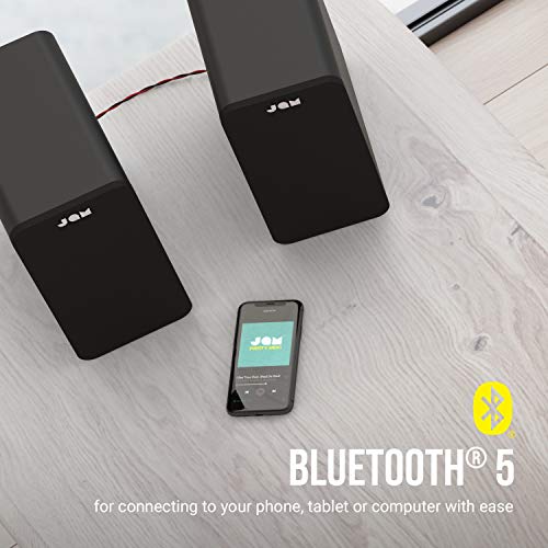 JAM Casse Altoparlanti Bluetooth   Spun Out Turntable, Giradischi Vinile Bluetooth, Impianto Stereo con Trasmissione a Cinghie : Elettronica