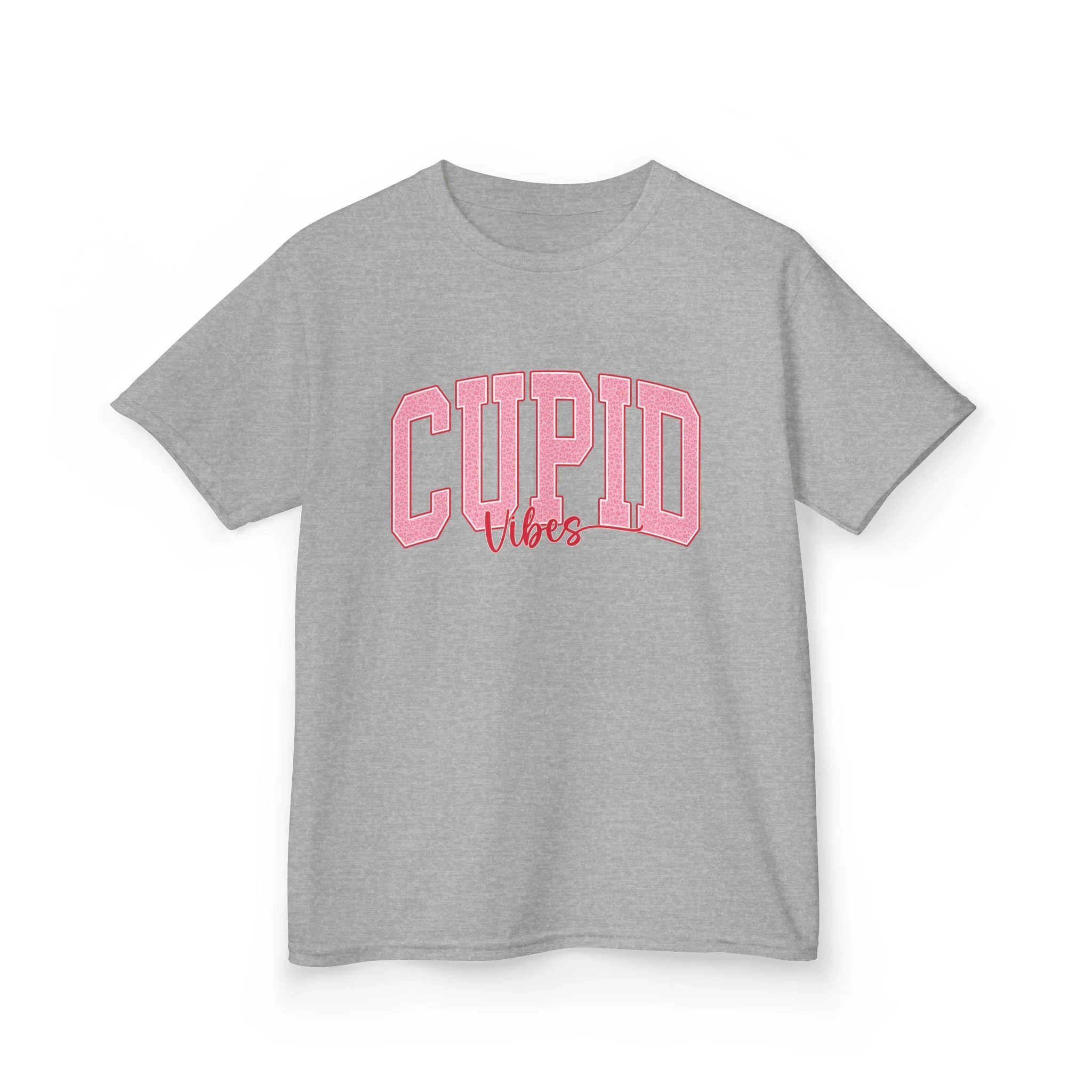 Cupid Vibes Kids Tee | Pink Valentine Shirt
