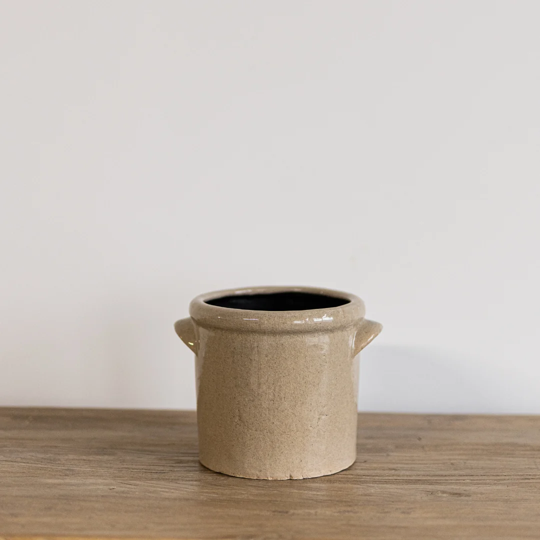 Ceramic Handle Crock