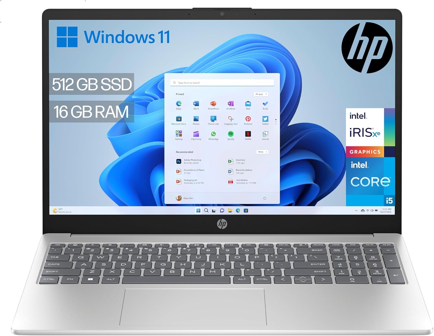 HP 15-fd0163ns- Ordenador portátil de 15.6