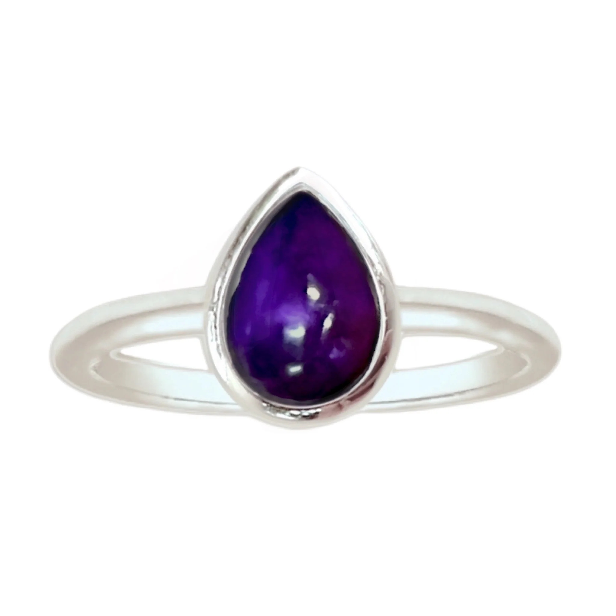 Laihas Mini Tearing Spirit Amethyst Ring