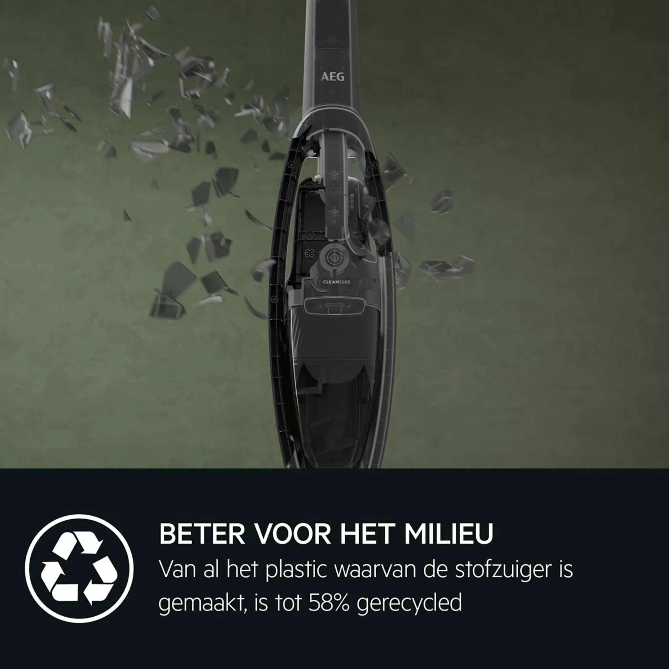 AEG Steelstofzuiger Clean 5000 AS52CB18DB