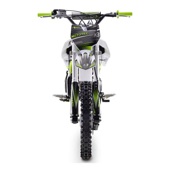 MOTOTEC X3 125CC 4-Stroke Green Gas-Powered Dirt Bike (95731462)