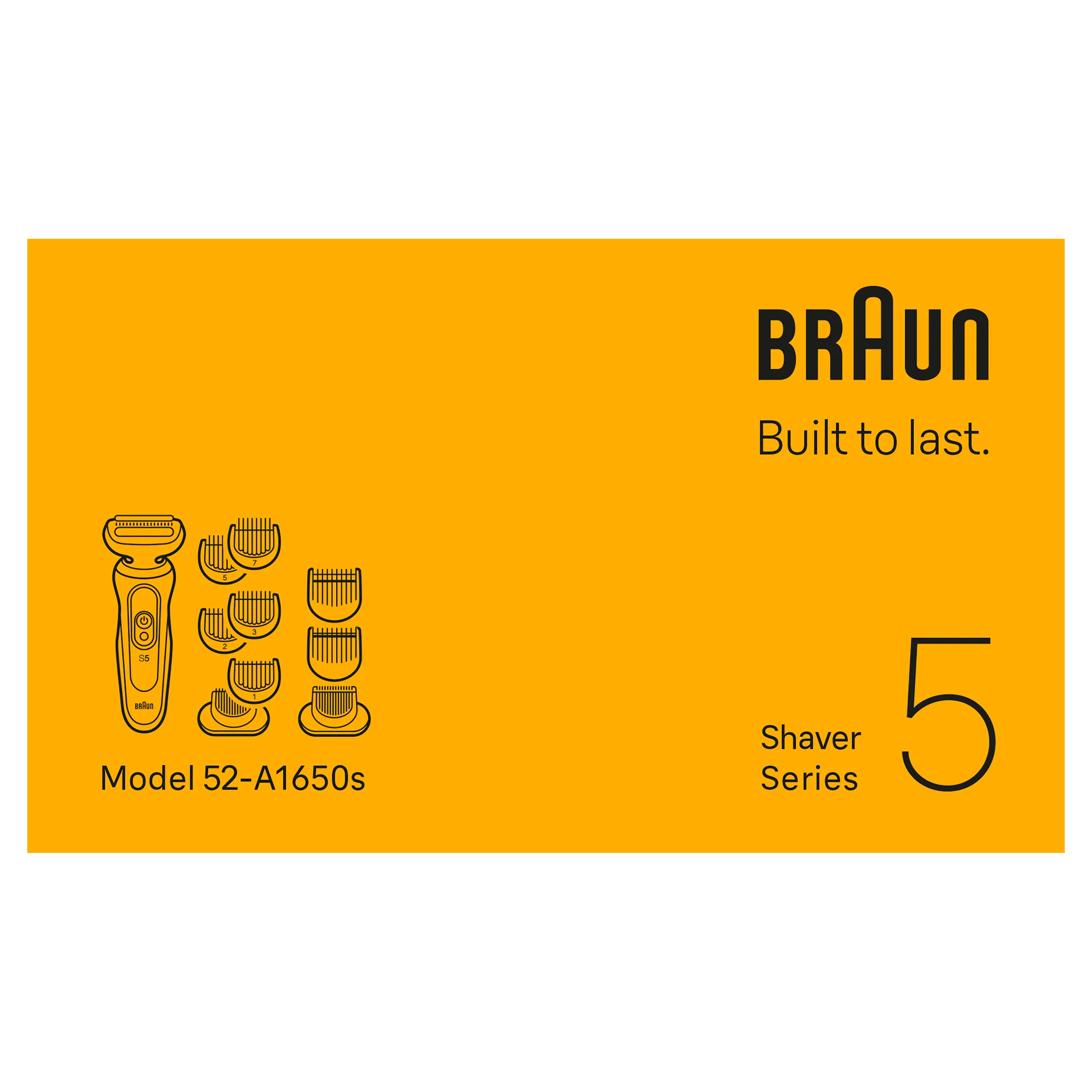 Braun Elektrisch scheerapparaat Series 5 52-A1650s