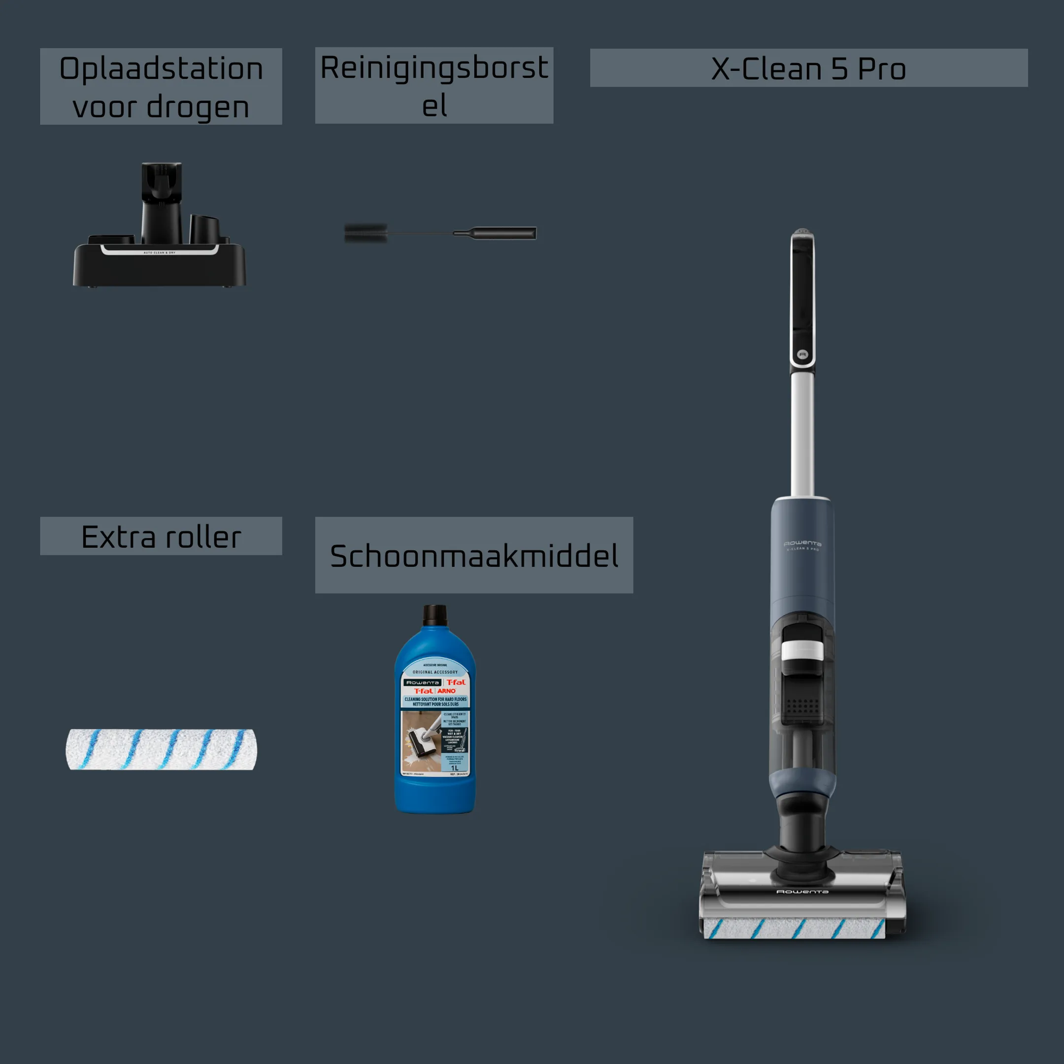 Rowenta Vloerreiniger X-Clean 5 Pro GZ5436E0