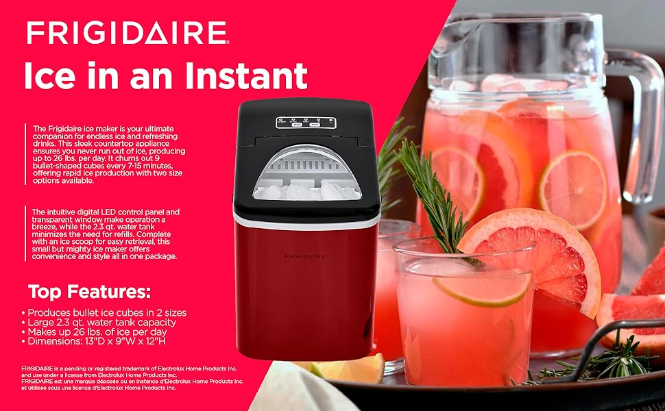 Frigidaire ice maker countertop appliance ice maker 