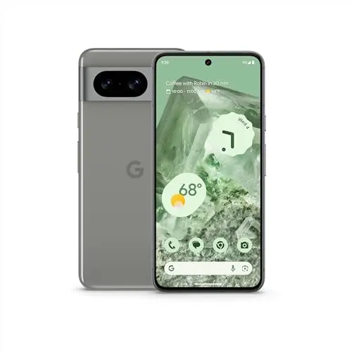 Google Pixel 8 Unlocked 5G Smartphone, 128GB, Obsidian – Advanced Camera, 24-Hour Battery, Security Features