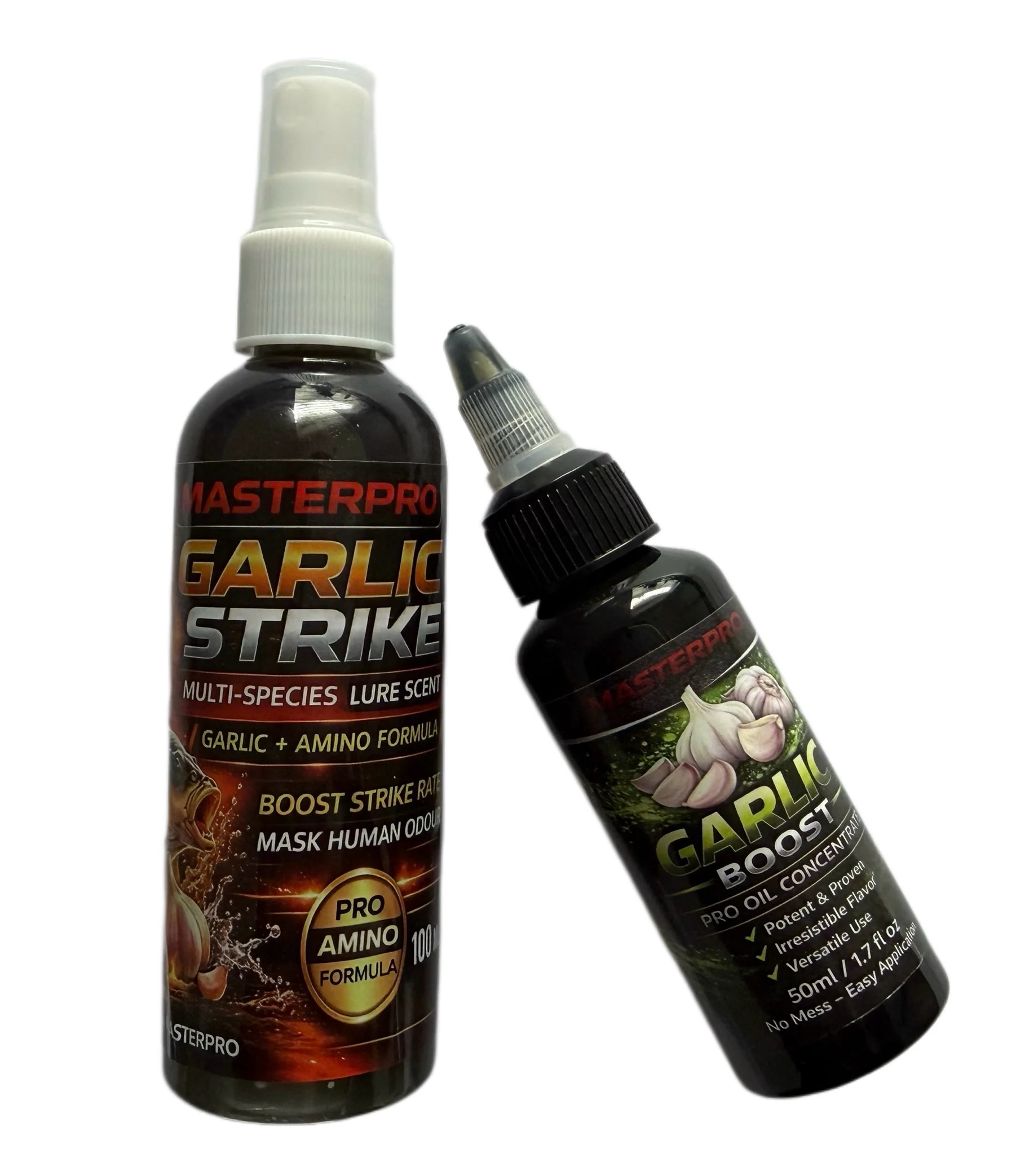MASTERPRO Garlic Strike Double Scent System �?Spray & Oil Combo