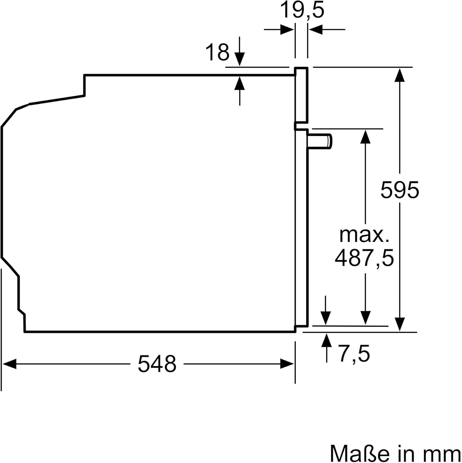 Bosch HMG7361B1, Serie 8 smarter Einbau-Backofen mit Mikrowellenfunktion, 60 x 60 cm, Made in Germany, Schwarz, Air Fry, Digitaler Bedienring, Touchdisplay, Automatikprogramme, Reinigungsunterstützung