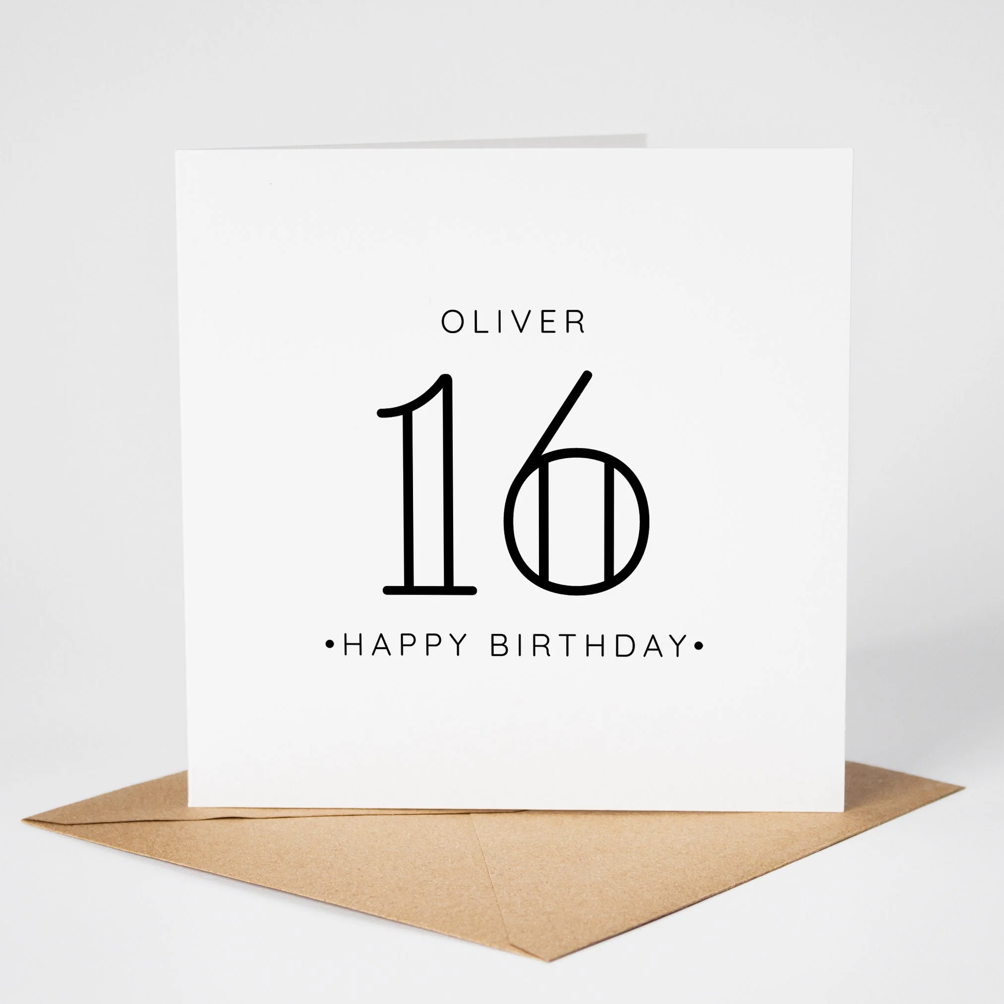 16th Birthday Card ? Personalised Sixteen Birthday Card ? Personalised 16th Birthday Card ?