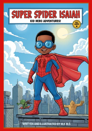 Super Spider Isaiah & Leo the Copycat Hero Comic Book