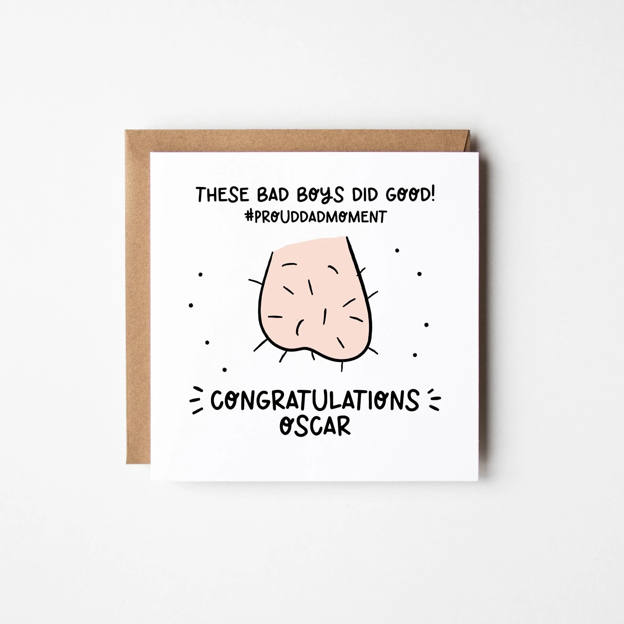 Funny Congratulations Card a?�� Proud Dad Card a?�� Personalised Congratulations Card a?�� Proud of You Card a?�� Proud Dad Moment Card
