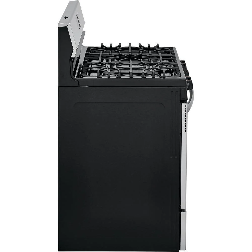 Frigidaire 30 inch (76 cm) wide freestanding 5-burner stainless steel gas hob FCRG3052AS