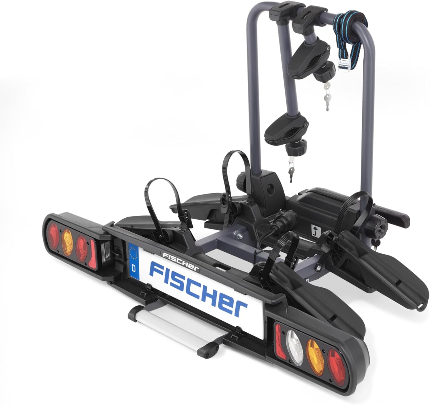 FISCHER Kupplungsfahrradträger ProlineEvo 2 I Fahrradträger Kupplung I Fahrradträger Auto I Träger Auto