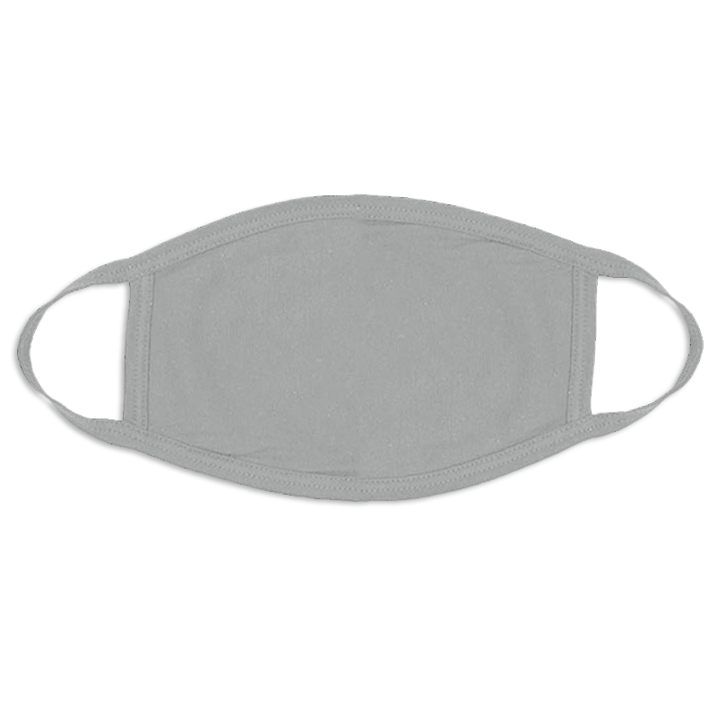 Gray Face Masks Cotton |  12 PACK | Adult Size Double Ply Soft Cotton 134GR