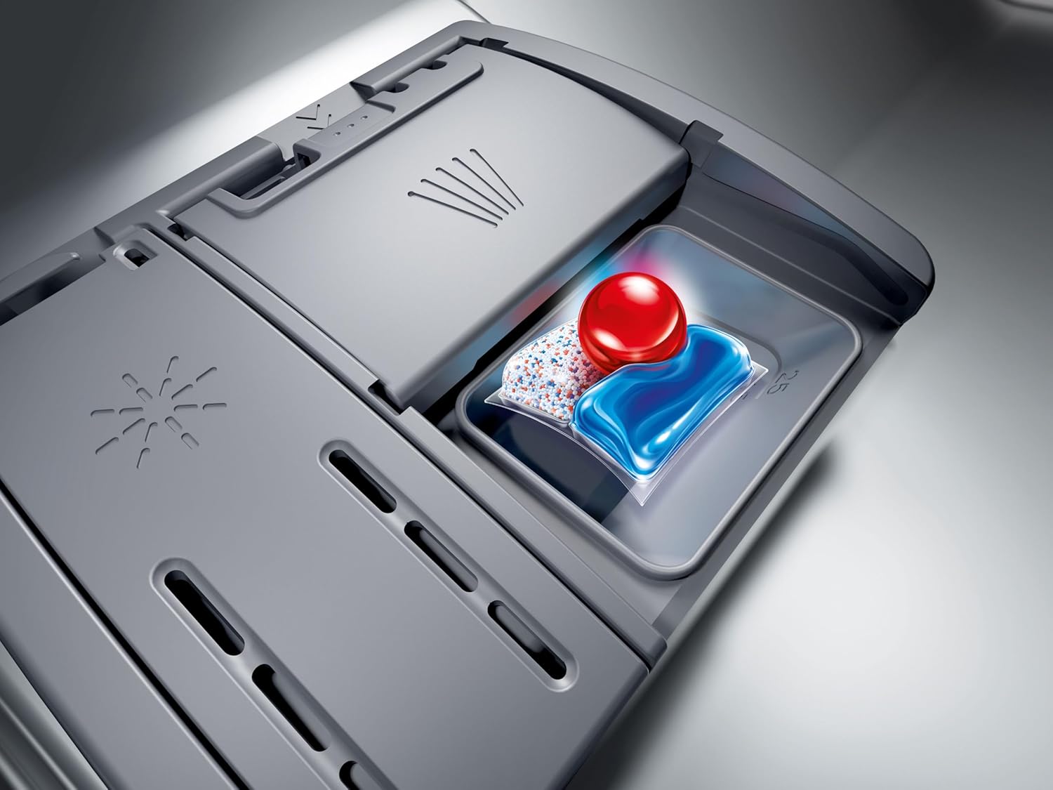 Bosch SPV2IKX10E Serie 2 Smarter Geschirrspüler vollintegriert, 45 cm breit, Besteckkorb, Extra Trocknen auf Knopfdruck, InfoLight roter Lichtpunkt am Boden, AquaStop Schutz gegen Wasserschäden, Weiß