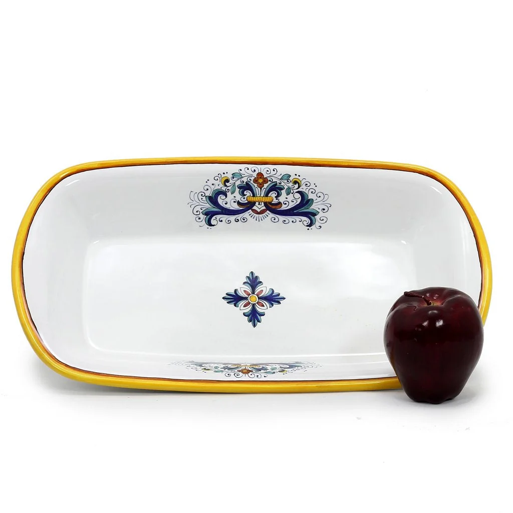 Ricco Deruta Rectangular Oblong Serving Bowl