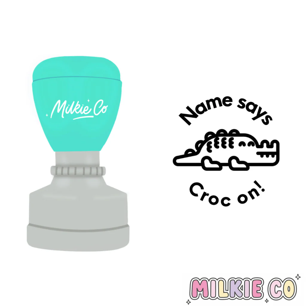 'Croc on' Stamp