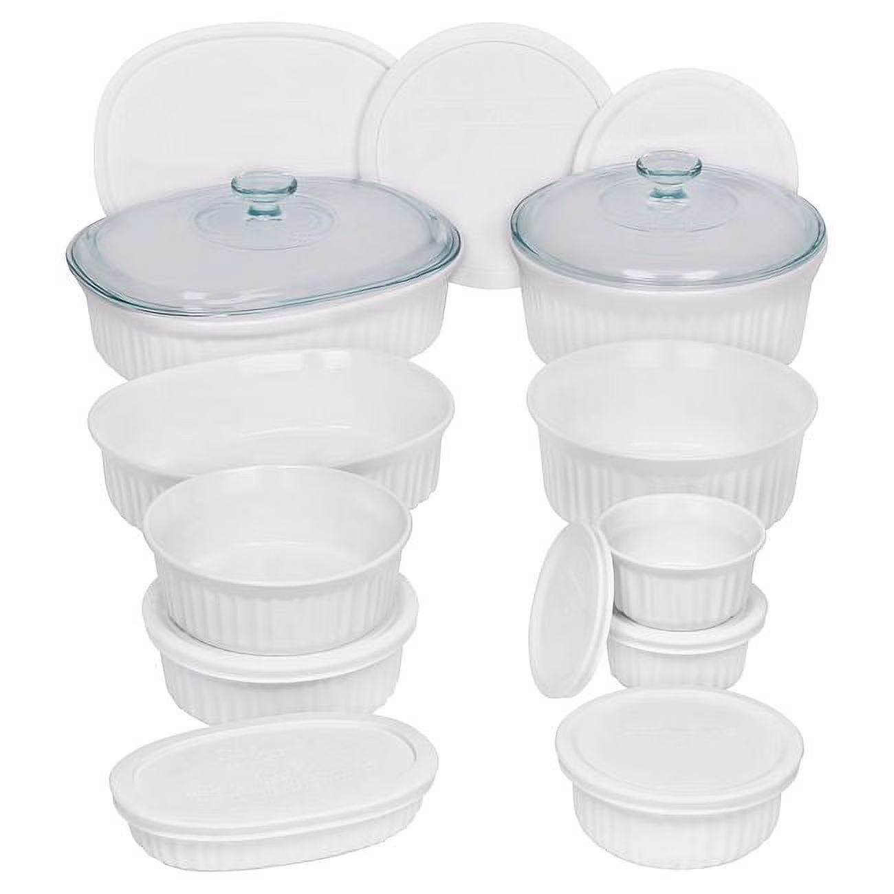CorningWare French White 20-piece Bakeware Set