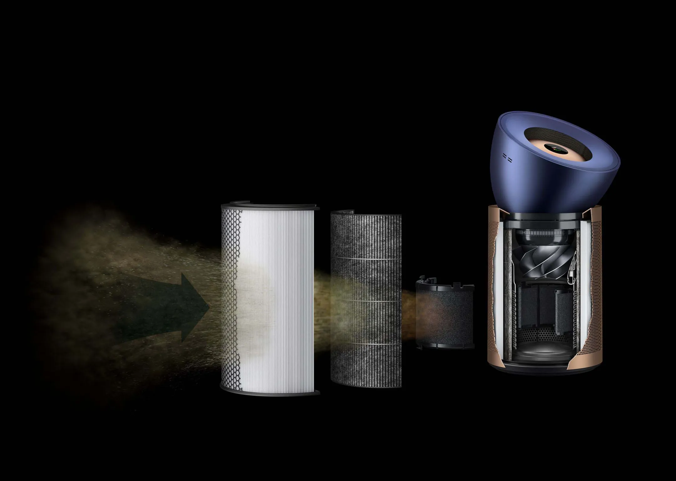 Dyson Luchtreiniger Big+Quiet BP03 - Goud