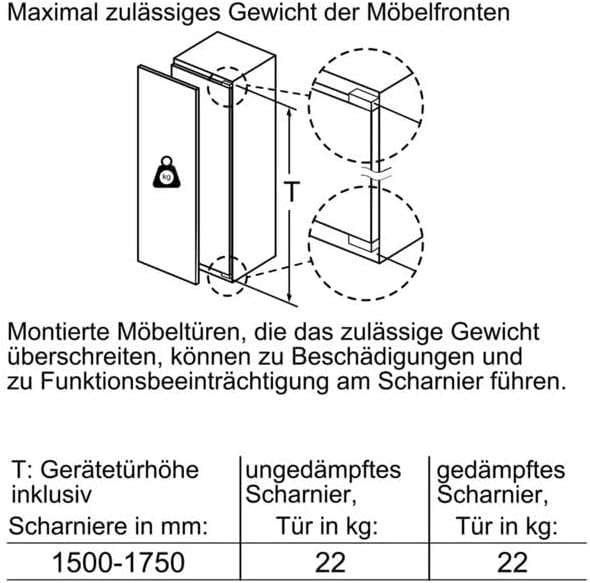 Bosch GIV11ADC0 Serie 6 Congelatore da incasso, 95 kWh, anno, 70 l, LowFrost, FreshSense, 72 x 56