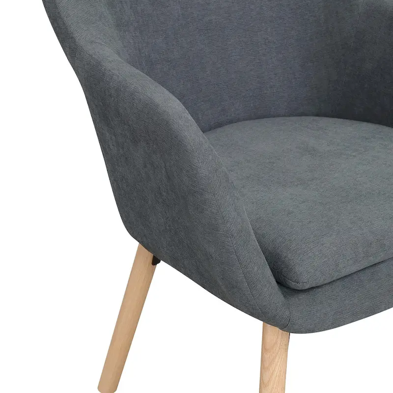 Convenience Concepts Take a Seat Charlotte Wingback Upholstered Accent Armchair