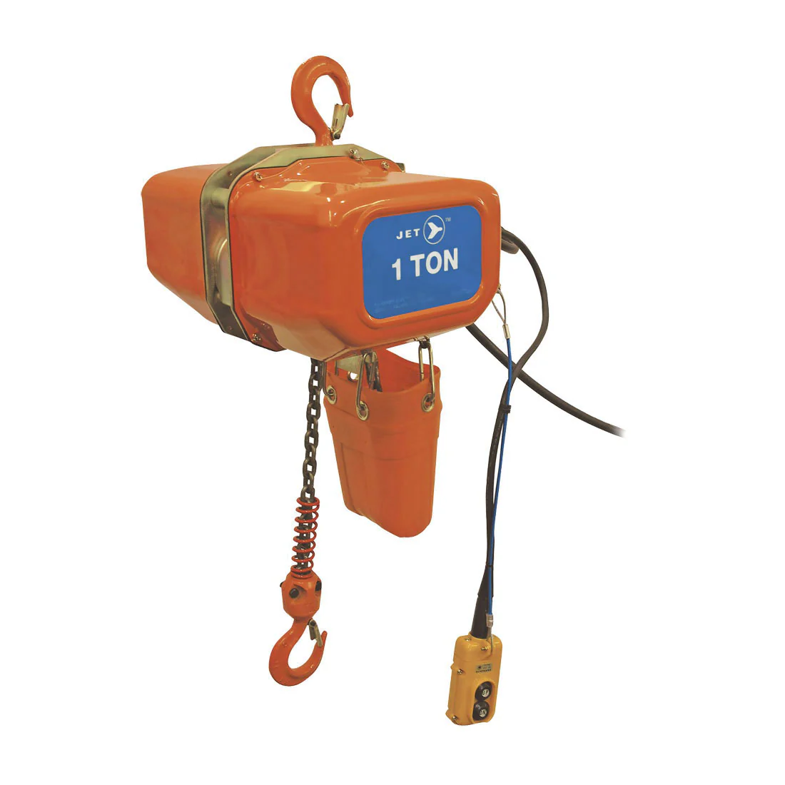 Jet FA1-1S  ~  1 Ton 15' Lift 115/230V 1Ph Electric Chain Hoist Heavy Duty