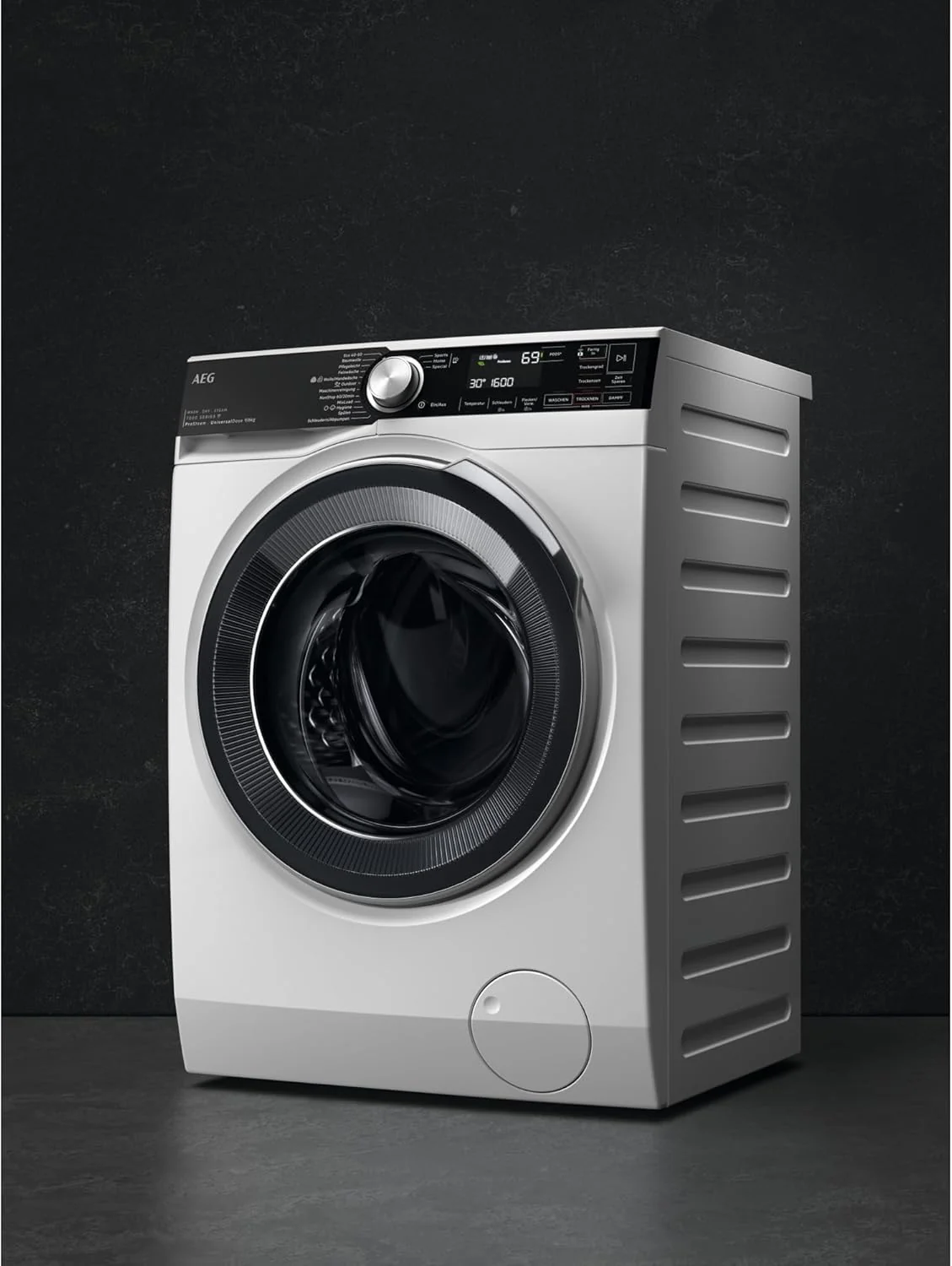 AEG L7WBA60680 Waschtrockner / DualSense - schonende Pflege / 8 kg Waschen / 5 kg Trocknen / D / energiesparend / Mengenautomatik / Nachlegefunktion / ProSteam - Auffrischfunktion / 1600 U/min Weiß