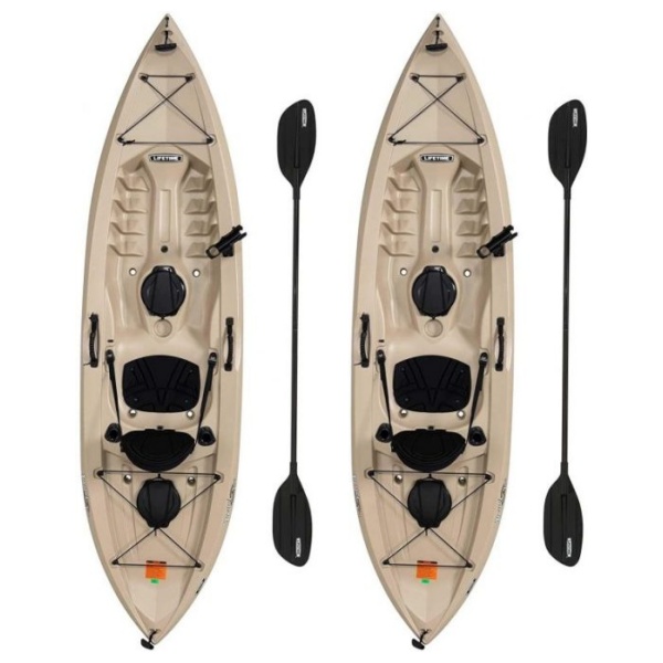 2025 Lifetime 90806 Tamarack Angler 100 Viskajak C 2-pack (inclusief peddels) Seizoensaanbiedingen