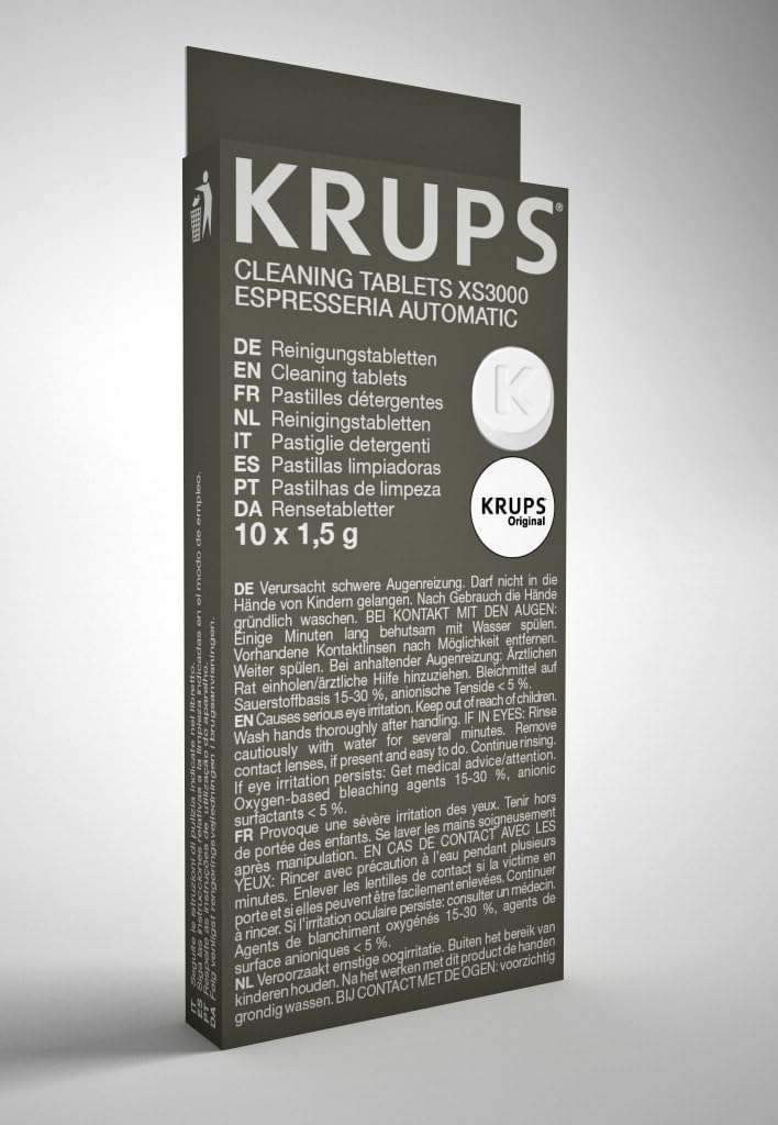 Krups Evidence One Kaffeevollautomat mit Milchschlauch, 12 Getränke, 2-Tassen-Funktion, Farbdisplay, Kaffeemaschine, TÜV-Siegel, Schwarz, EA895N10, Meteor Graphit