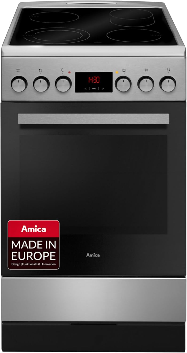 Amica SHC 903 001 E Standherd Elektro / 50 cm/Fine Design/Edelstahl/SensorControl Timer / MF9 / Umluft/Energieeffizienzklasse A