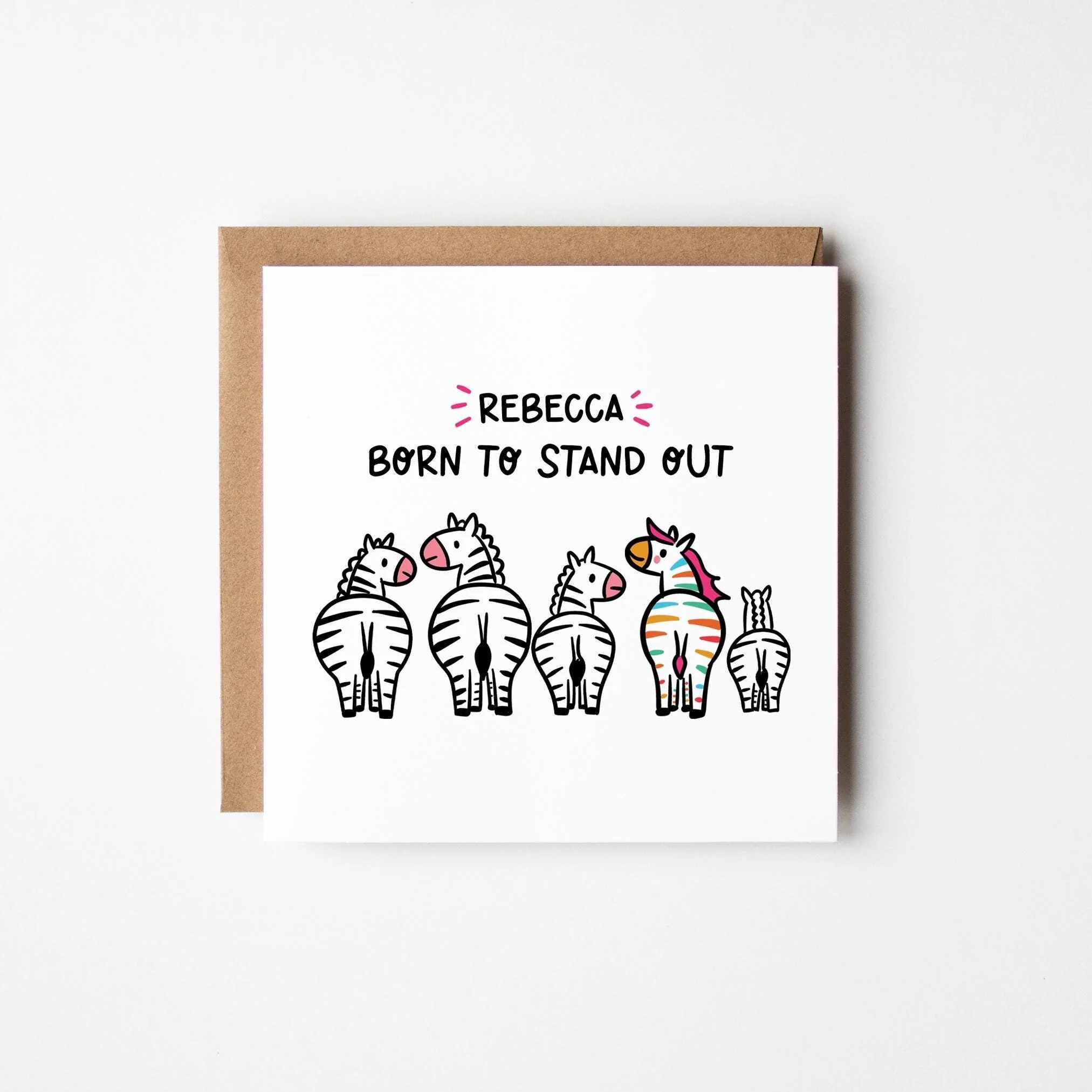 Born To Stand Out Card ? You Are Enough Card ? Thinking of You  ? Happy Birthday Card ? Encouragement Card ? Sine Bright Card ? LGBT
