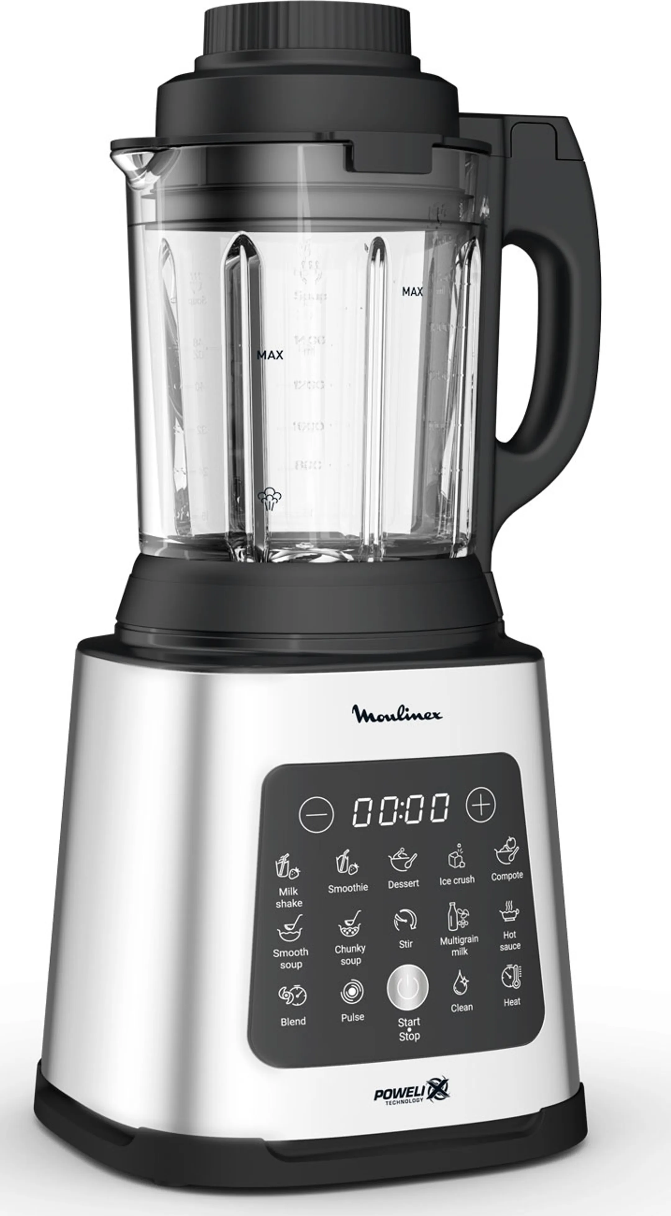 Moulinex Verwarmende Blender Perfectmix Cook LM835D10