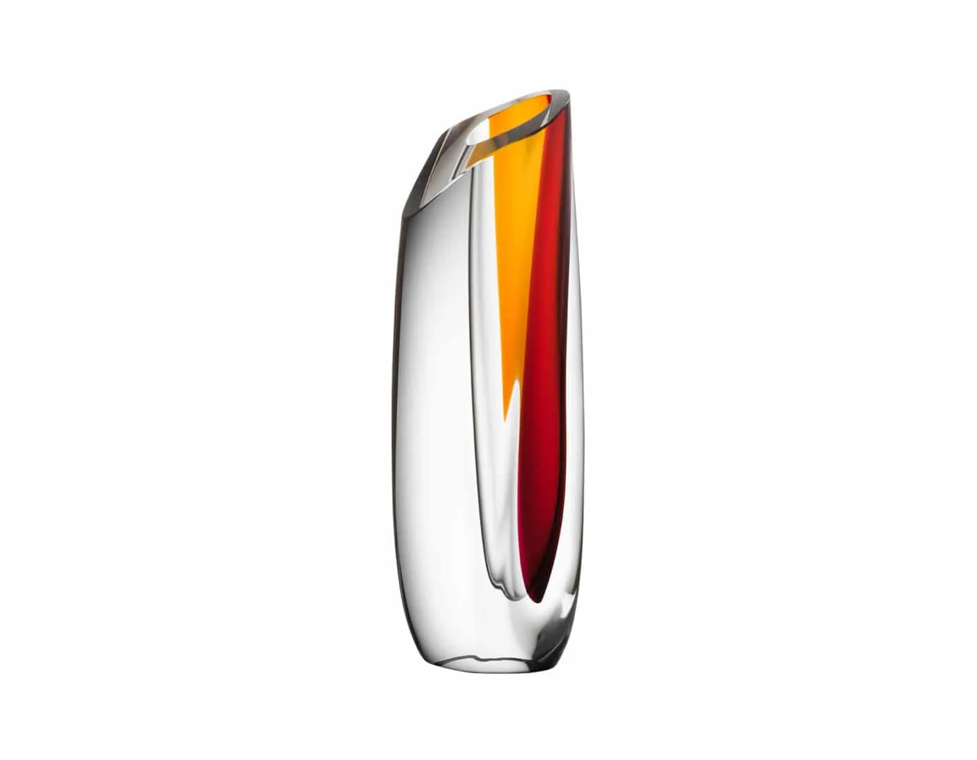 Saraband Vase Red/Amber
