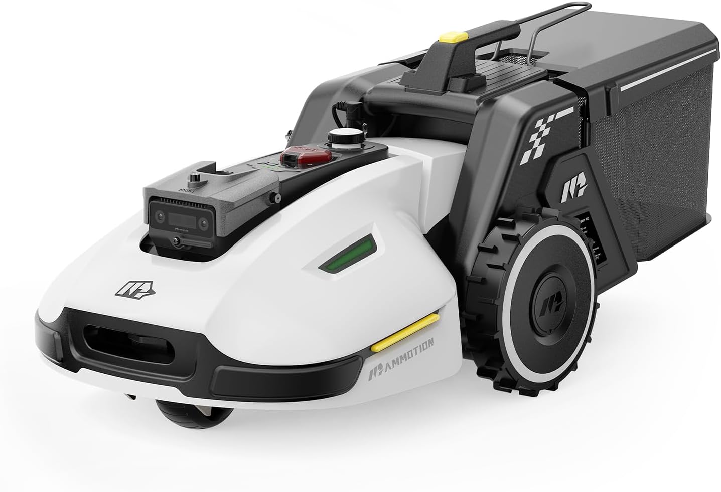 MAMMOTION YUKA Mini 700 Mähroboter ohne Begrenzungskabel, NetRTK+Vision, Keine RTK-Antenne erforderlich, Auto-Kartierung, Empf. 700m², Max. 1100m², mit 4G-Modul, 50% Steigung