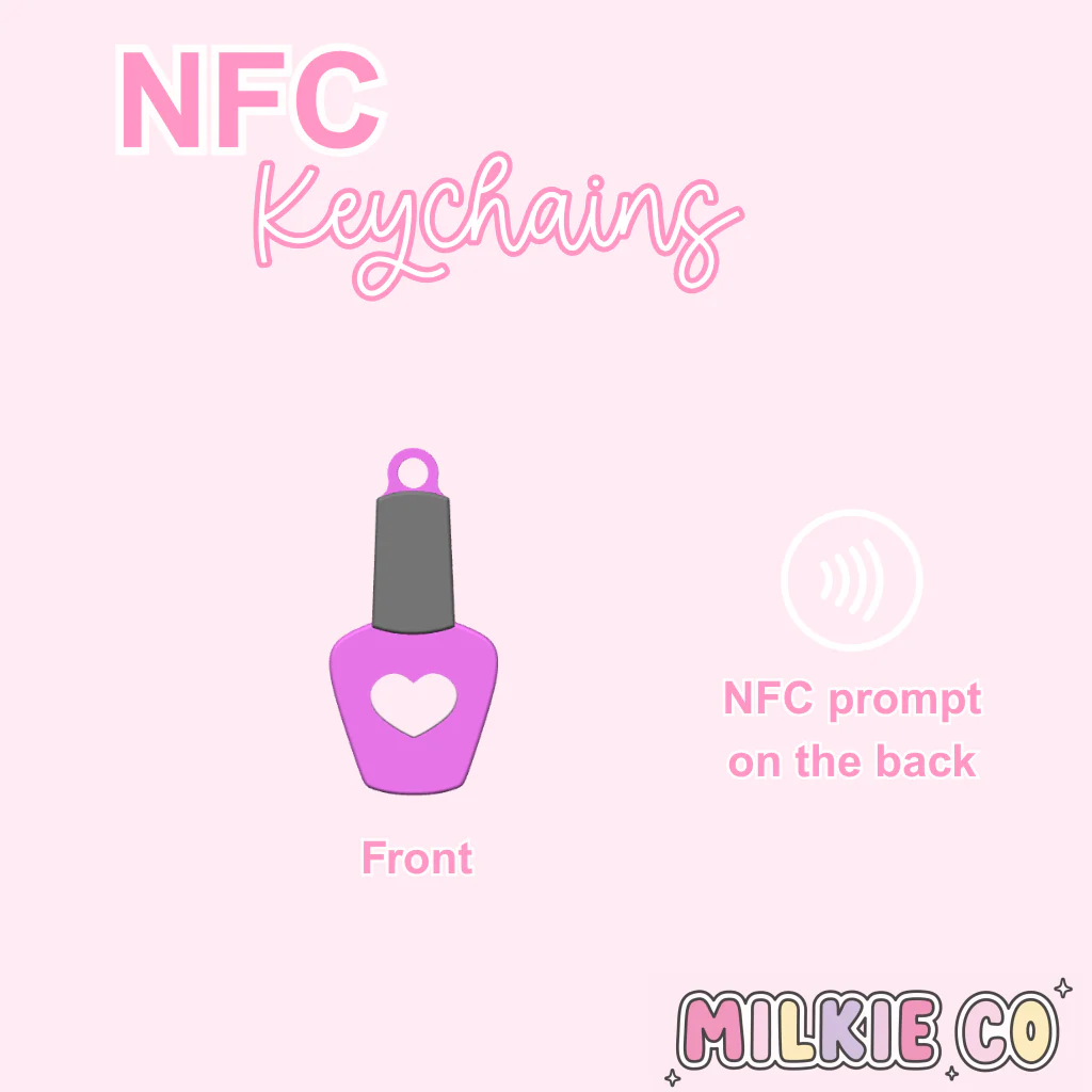 Nail Artist NFC Keychain