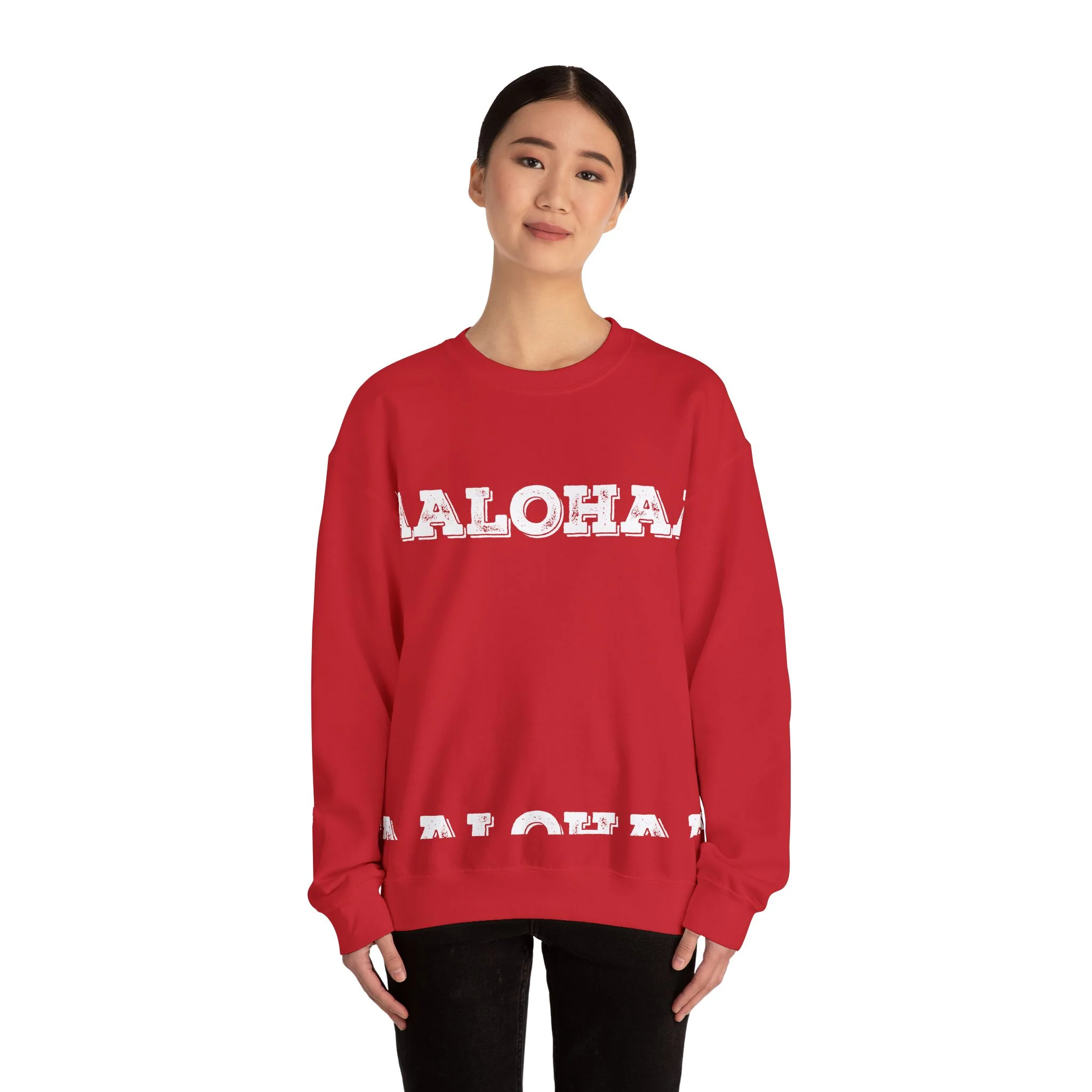 Crewneck Sweatshirt - Classic White Heavy Blend Crewneck