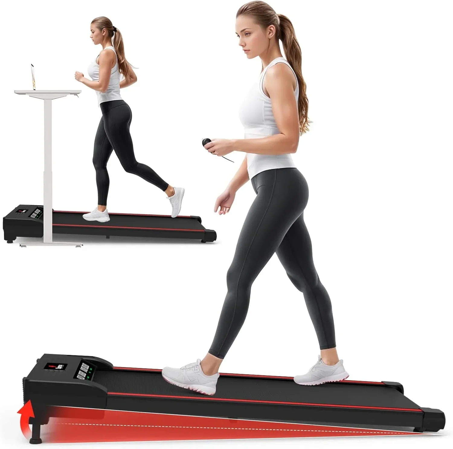 Sperax Walking Vibration Pad with APP 3 in 1 Under Desk Treadmill Walking Treadmill Pad