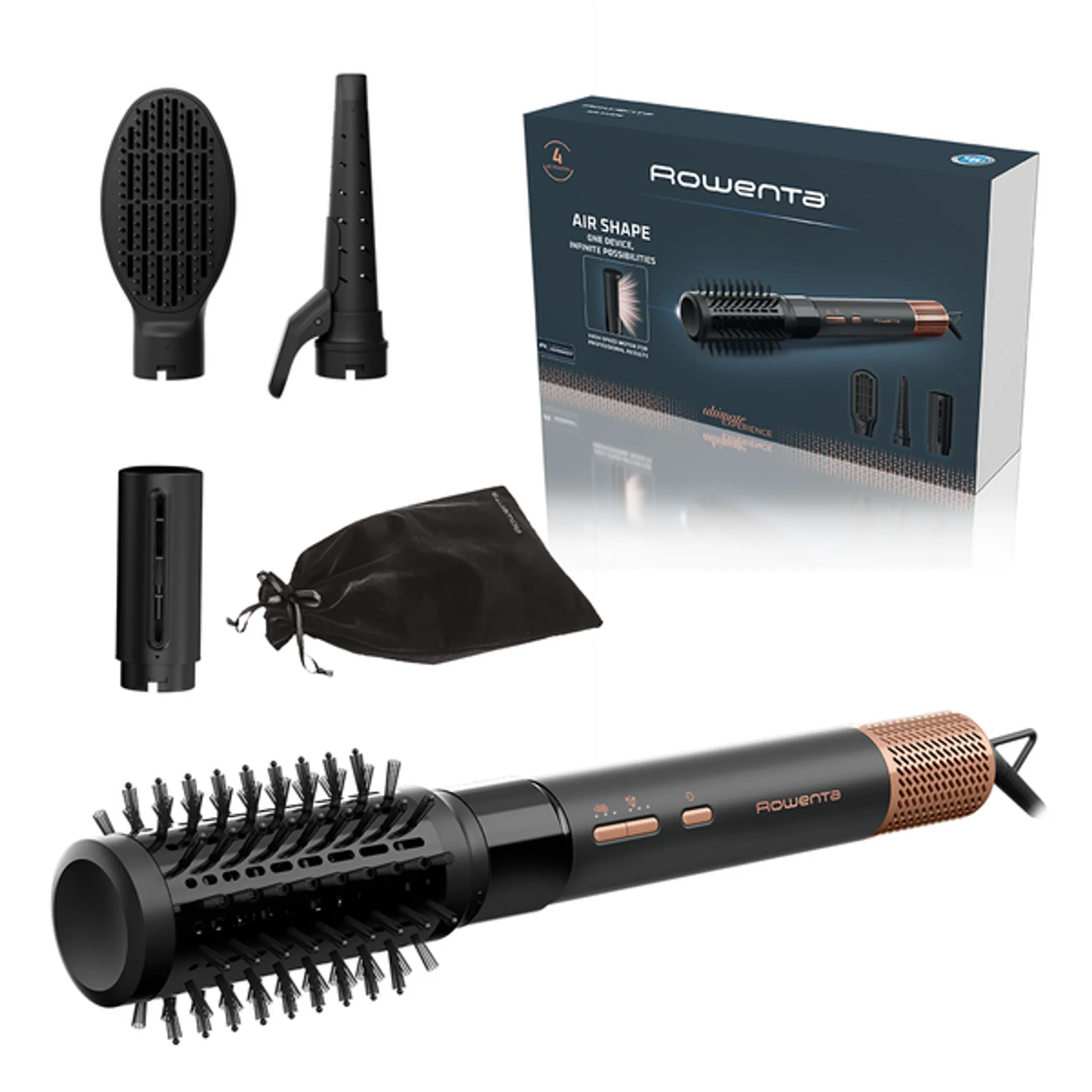 Rowenta Warme luchtborstel Air Shape UB9820