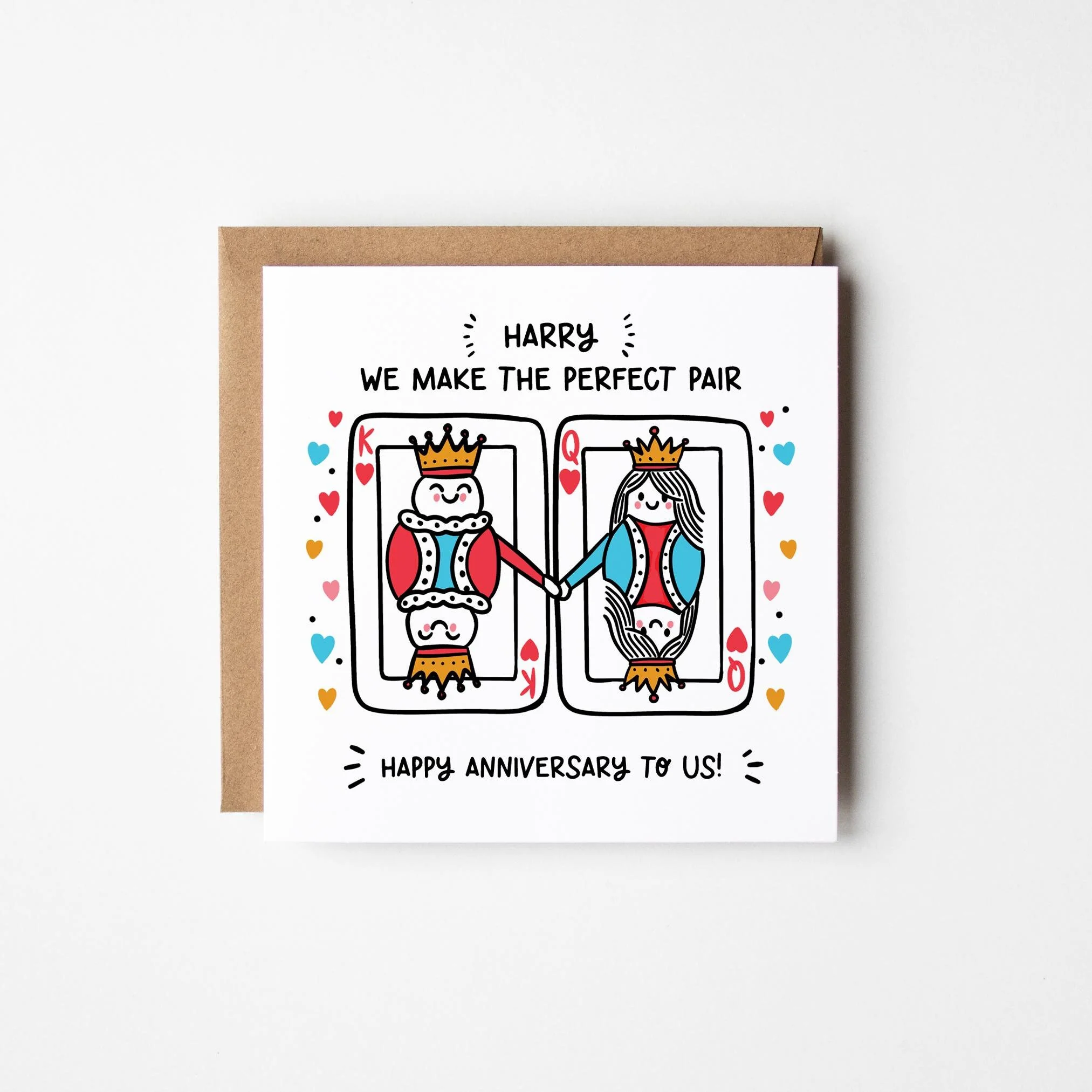 Personalised Anniversary Card ? Personalised Happy Anniversary Card ? Anniversary Card For Him ?  Anniversary Card For Her ?