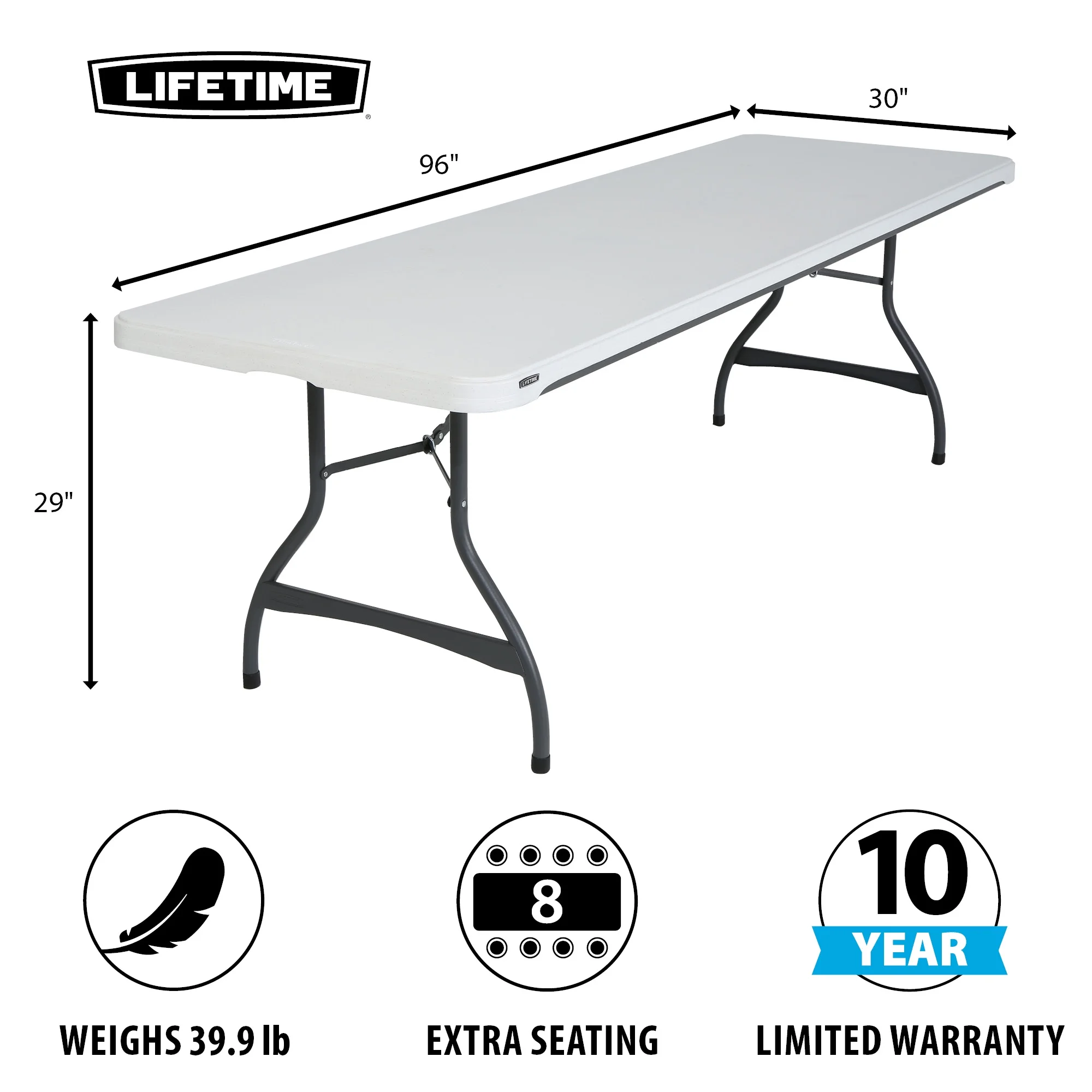 Lifetime Folding Table and Chair Set - Pack of 108