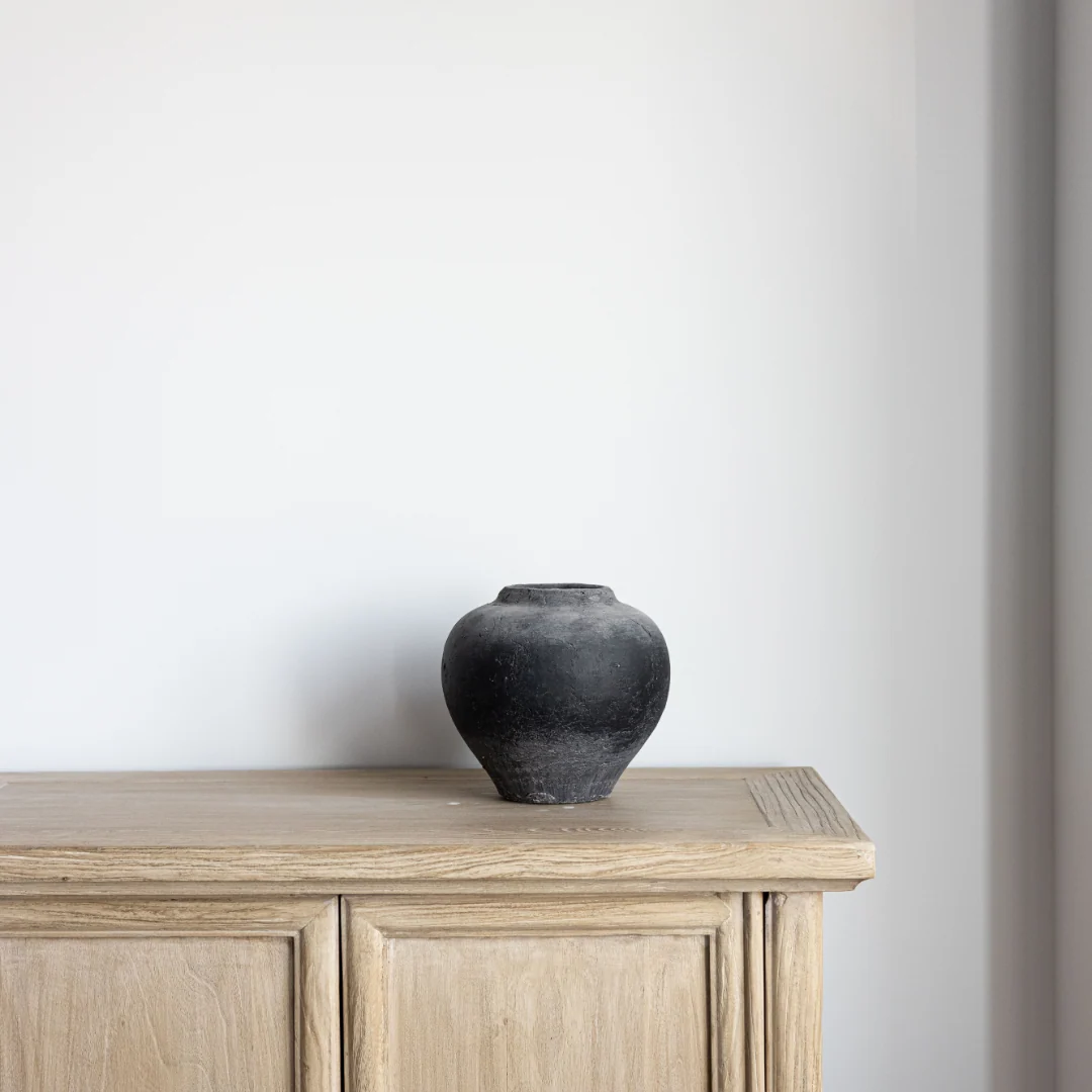 Charcoal Plum Vase