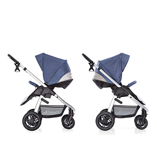 Hauck Passeggino con Copri Gambe Saturn R All Terrain, 25 kg Portata, Reversibile, Regolabile in Altezza, Pieghevole Compatto, Porta Bibite, Compatibile con Navicella e Ovetto Separato, Blu : Prima infanzia