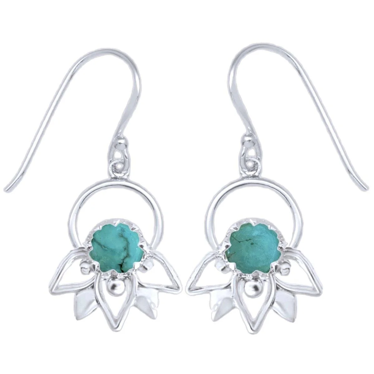 Laihas Inflorescence Turquoise Earrings