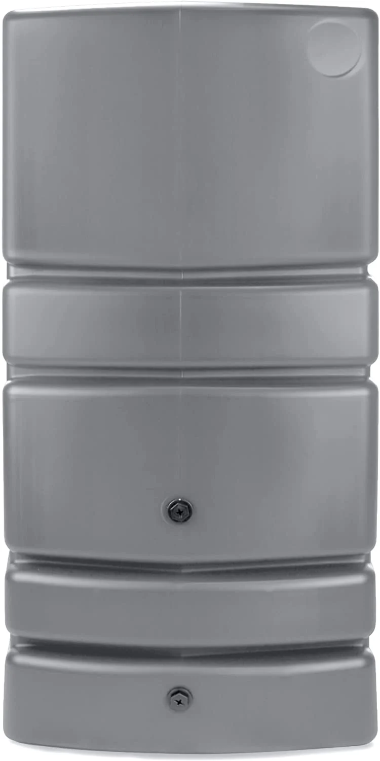 Serbatoio per acqua piovana, contenitore per acqua piovana Modern Can, barile per acqua piovana, grigio 450L